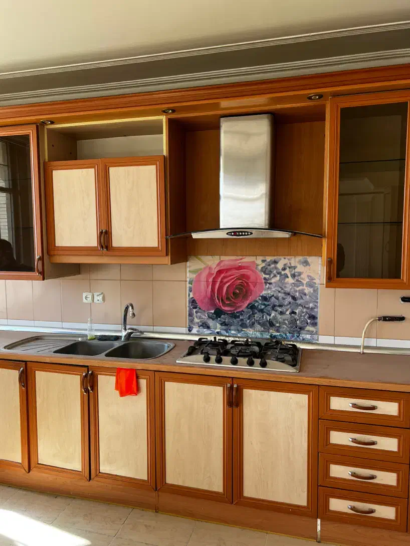 کابینت ام دی اف هود سینک گازرومیزی|آبچکان و نظمدهنده ظروف|شاهینشهر, خانه کارگر|دیوار