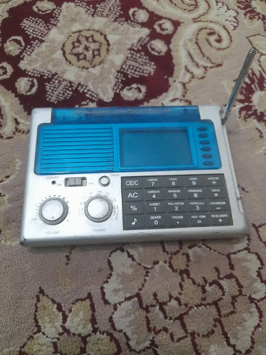 رادیو و ماشین حساب دار ساعت دار|سیستم صوتی خانگی|قم, انصار‌الحسین|دیوار