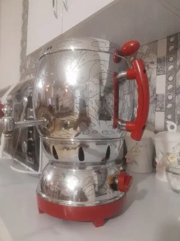 سماور گازی ۸لیتری سالم و درحد نو|سماور، چایساز، قهوهساز|محمدشهر, محمدشهر|دیوار