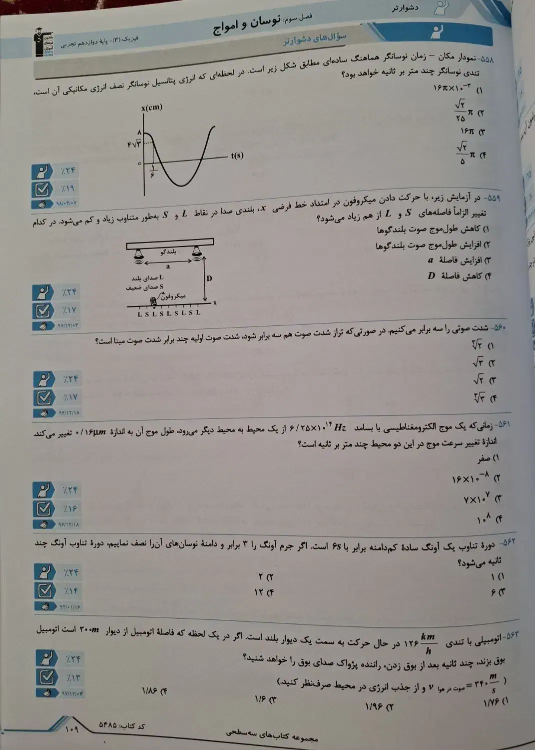 کتاب تست فیزیک کنکور تجربی|کتاب و مجله آموزشی|قم, نیروگاه|دیوار