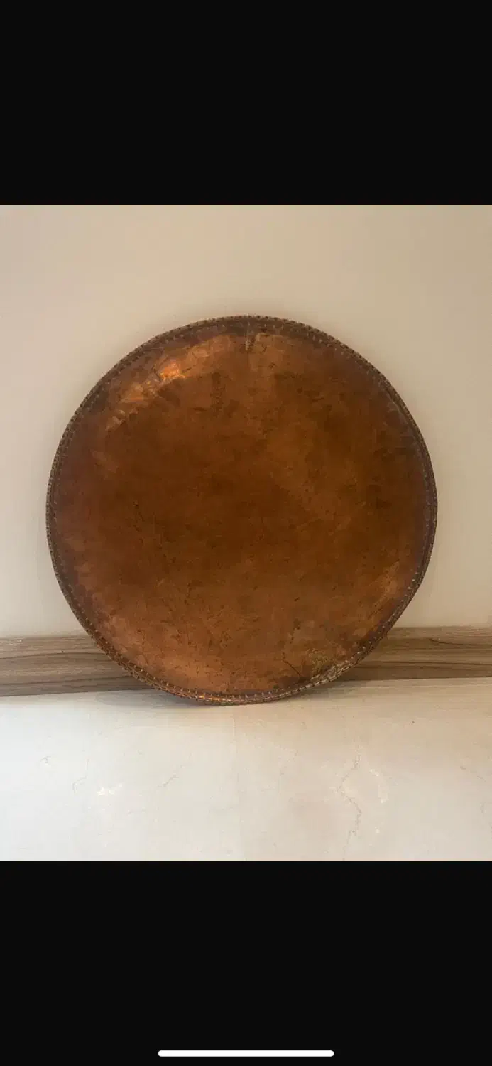 سینی مسی|کلکسیون اشیاء عتیقه|کرج, کوی کارمندان جنوبی|دیوار