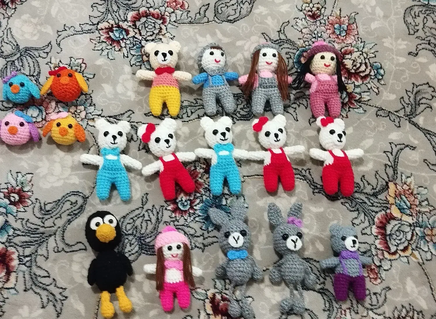 عروسکای بافتنی|اسباب‌بازی بچه|ساوه, |دیوار