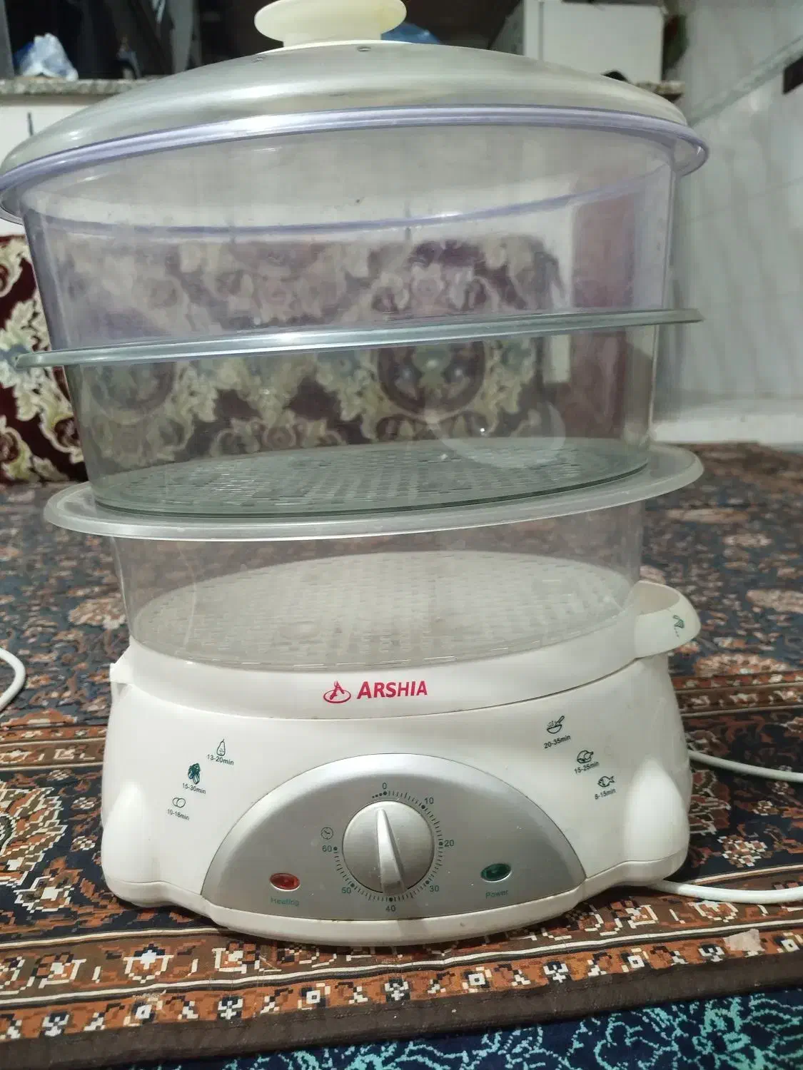 بخارپز و هواپز عرشیا سه دیس|اجاق گاز و لوازم برقی پختوپز|ایرانشهر, |دیوار