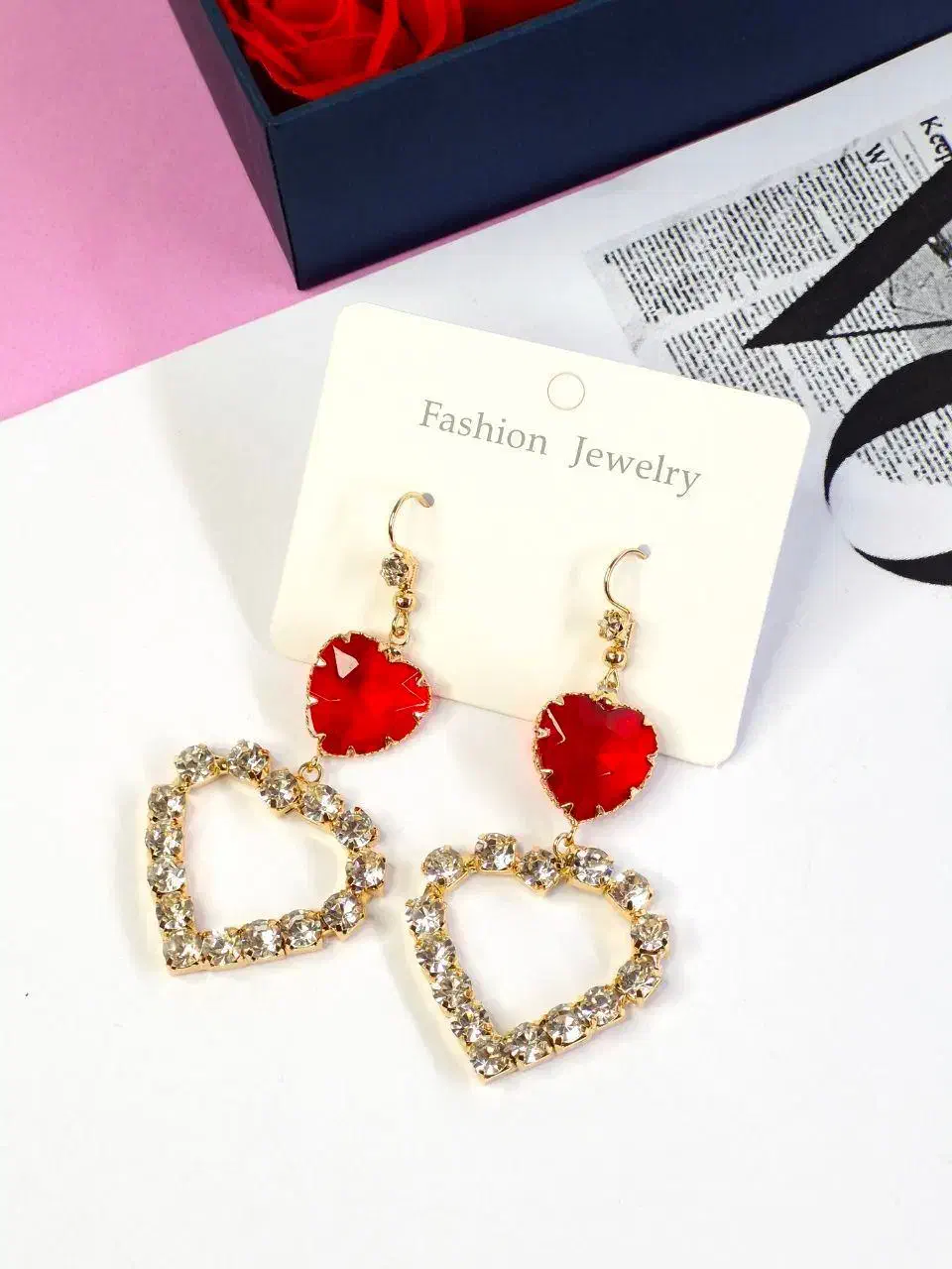 گوشواره جواهری یلدایی|بدلیجات|سهند, |دیوار