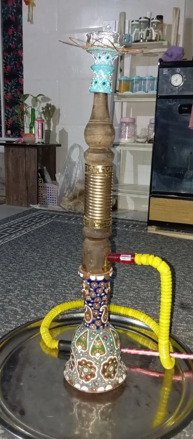 قلیان کوزه ای|صنایع دستی و سایر لوازم تزئینی|بیکاه, |دیوار