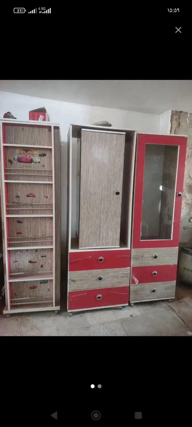 کمد سه تکه|جاکفشی، کمد، دراور|نجفآباد, ویلاشهر|دیوار