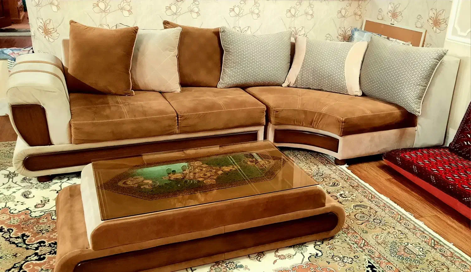 مبل راحتی  L|مبلمان خانگی و میز عسلی|سبزوار, پاسداران|دیوار