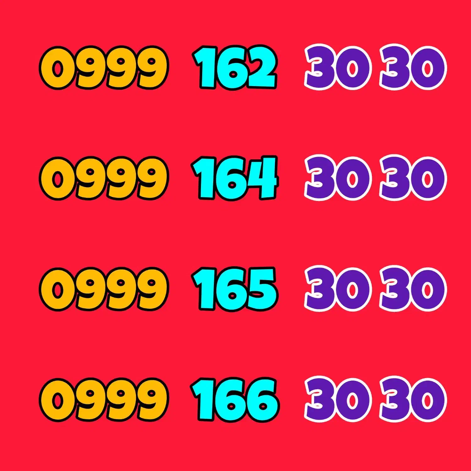 0999-129-3030|سیم‌کارت|تهران, ونک|دیوار