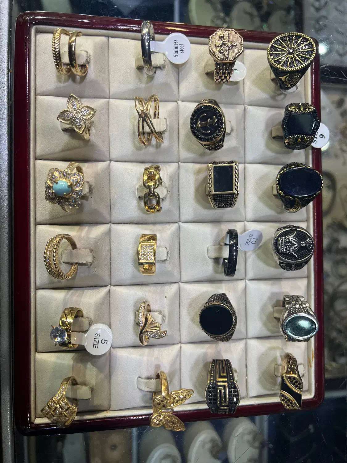 انگشترهای طلاروس و استیل|بدلیجات|تاکستان, |دیوار