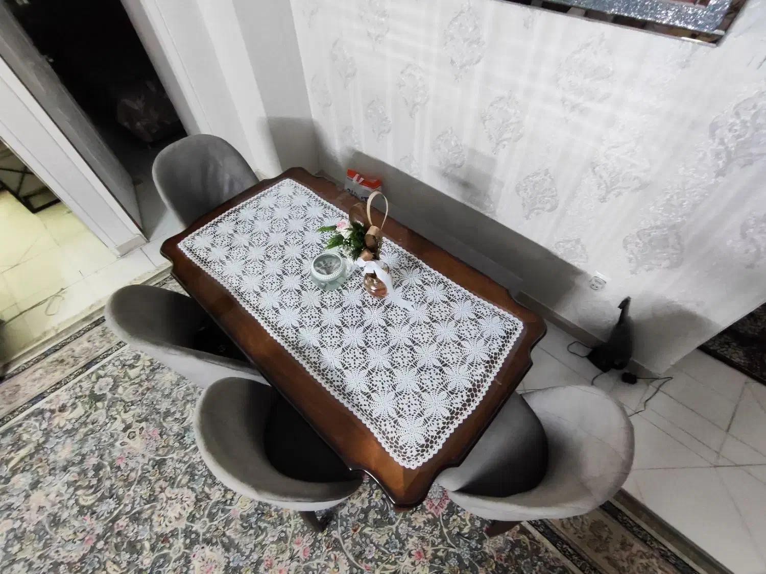 میز ۶ نفره چوبی همراه با صندلی|میز و صندلی غذاخوری|تهران, مسعودیه|دیوار