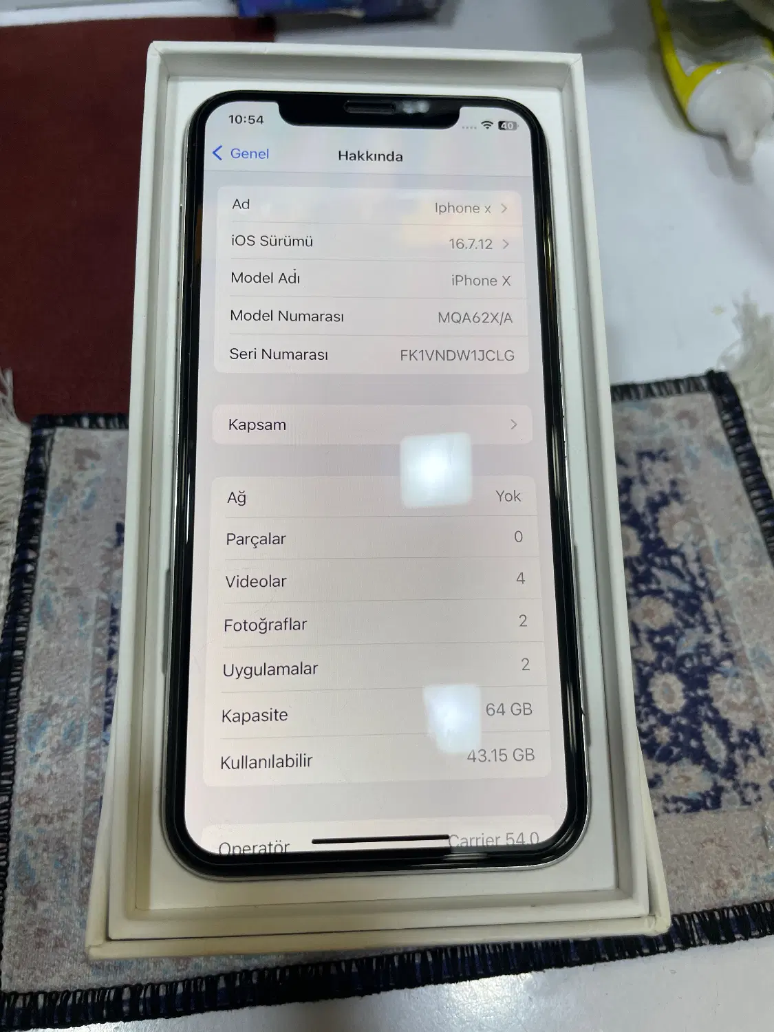 iPhone X 64 white|موبایل|تبریز, |دیوار