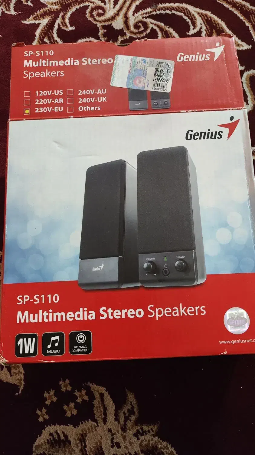 اسپیکر جنیوس اصل کاملا سالم|قطعات و لوازم جانبی رایانه|تهران, شهرک شریعتی|دیوار