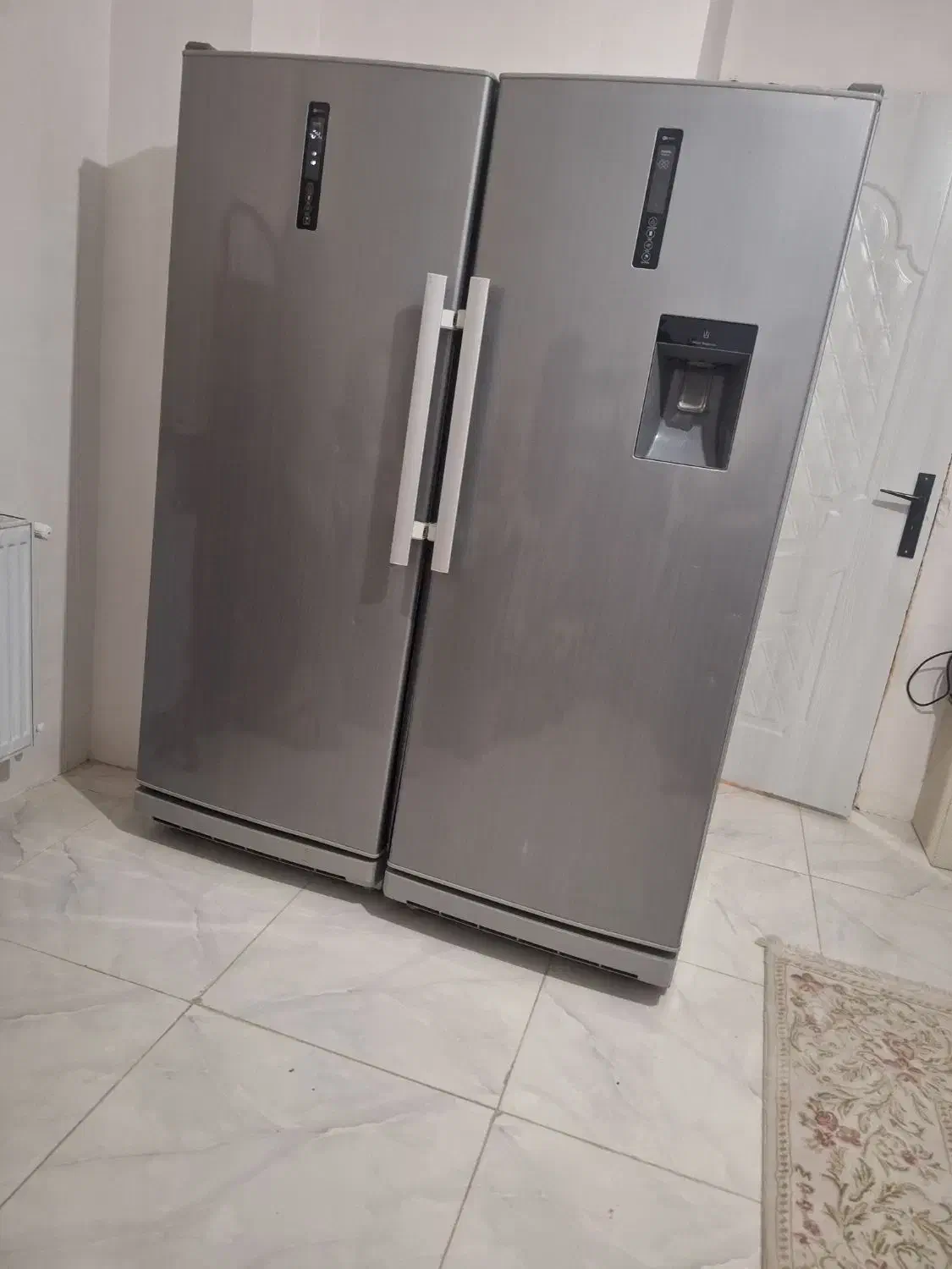 یحپخچال فریزر دوقلو رنگ سیلور|یخچال و فریزر|کرج, سی متری صنعتکاران|دیوار