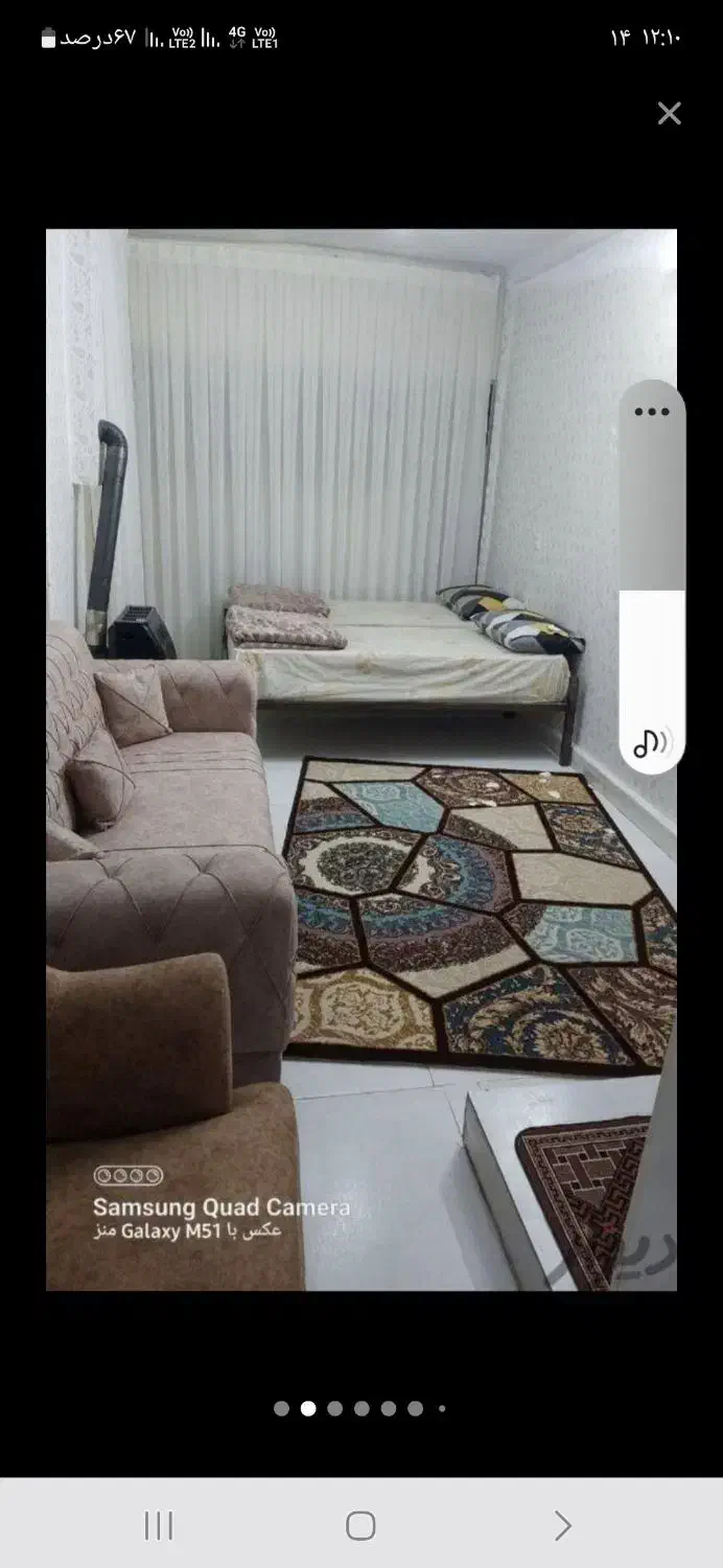 اجاره ماهیانه سوییت دانشجو،زائر،شاغل|اجارهٔ کوتاه‌مدت آپارتمان و سوئیت|مشهد, کوشش|دیوار