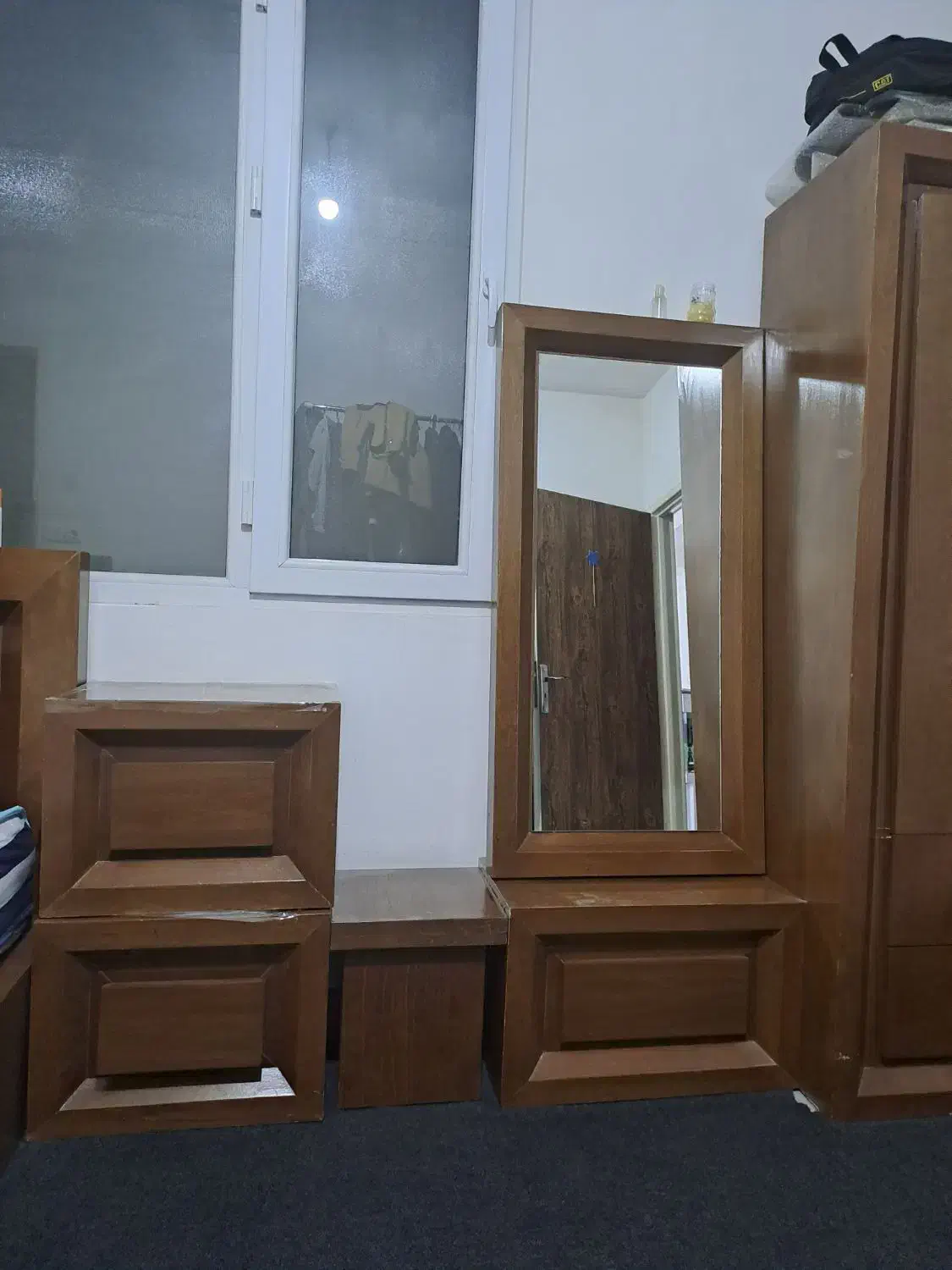 کمد لباس .دراور و آینه|جاکفشی، کمد، دراور|الوند, |دیوار