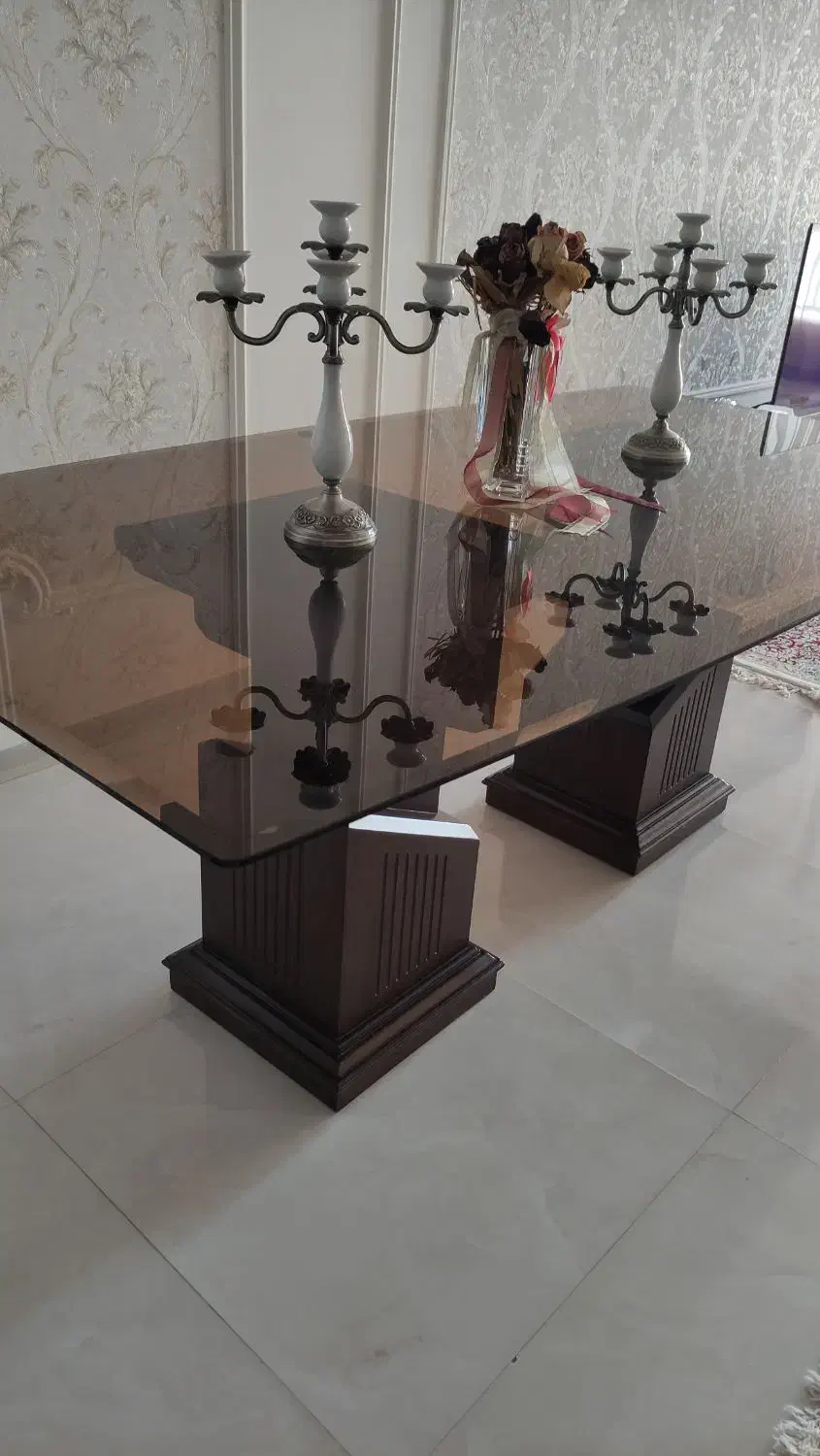 میز غذاخوری 8 نفره|میز و صندلی غذاخوری|مشهد, شهرک لشکر (شهرک غرب)|دیوار