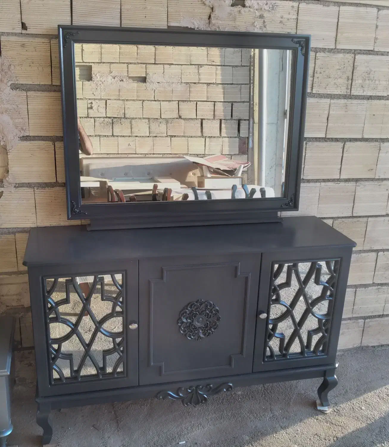 آینه کنسول و میز تلویزیون|بوفه، ویترین، کنسول|خوی, |دیوار