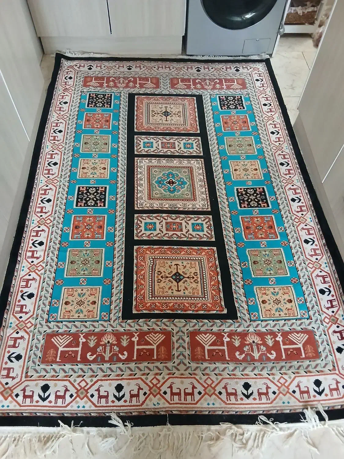 قالیچه|فرش|بومهن, |دیوار