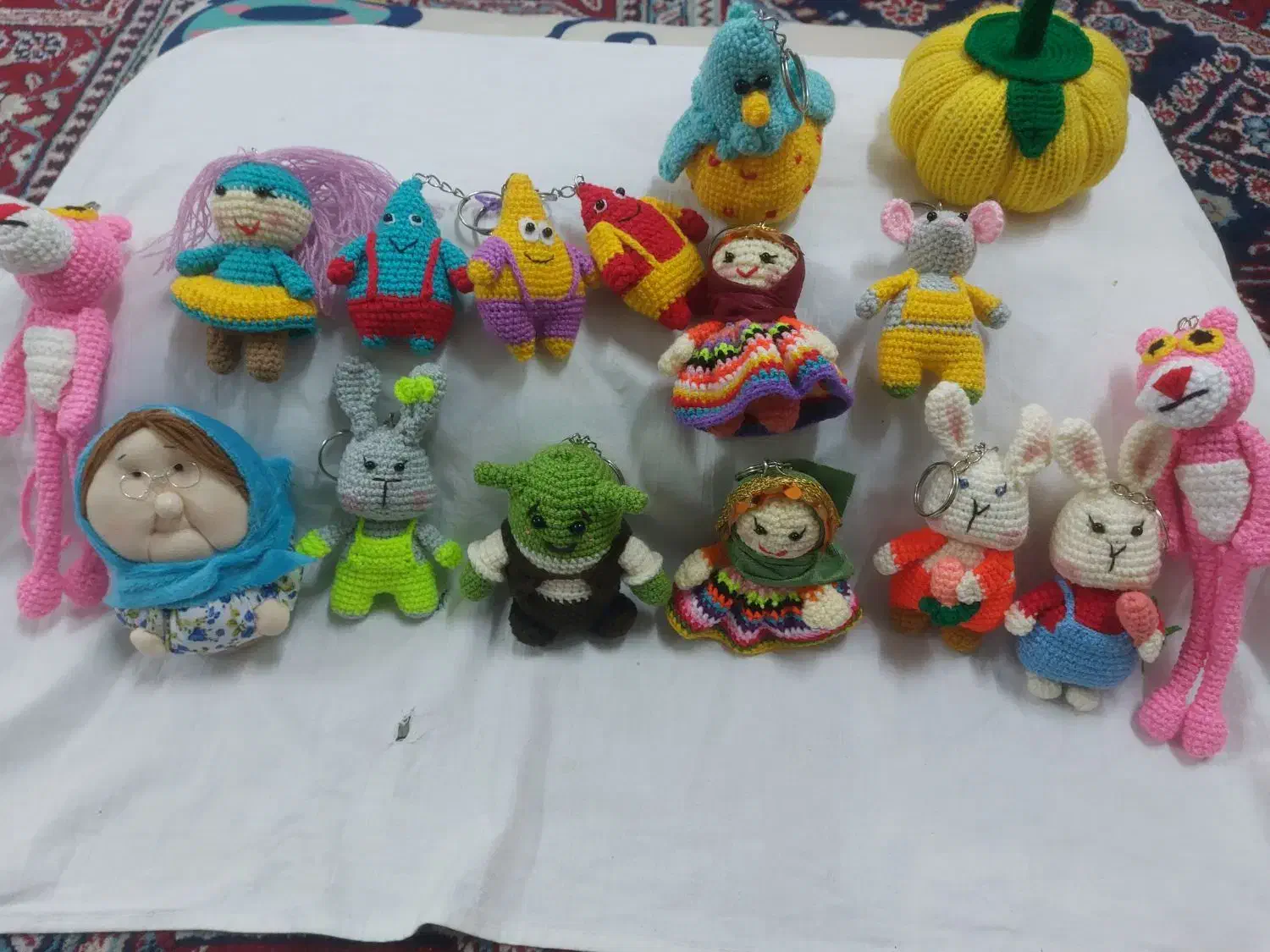 فروش عروسک در تک و تعداد|صنایع دستی و سایر لوازم تزئینی|فومن, |دیوار