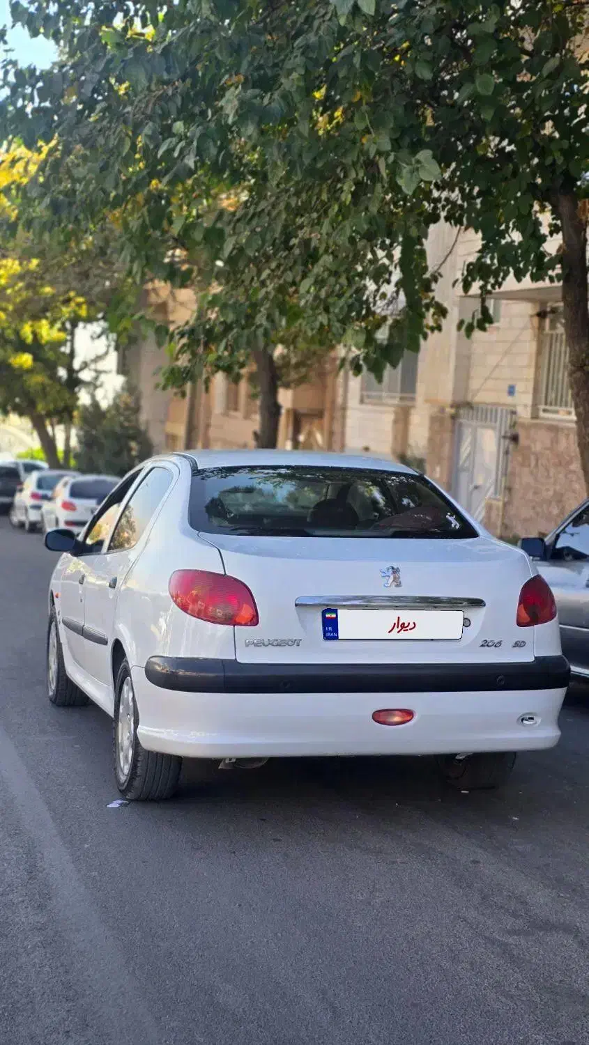 206Sd مدل 93 V8|خودرو سواری و وانت|سنندج, |دیوار