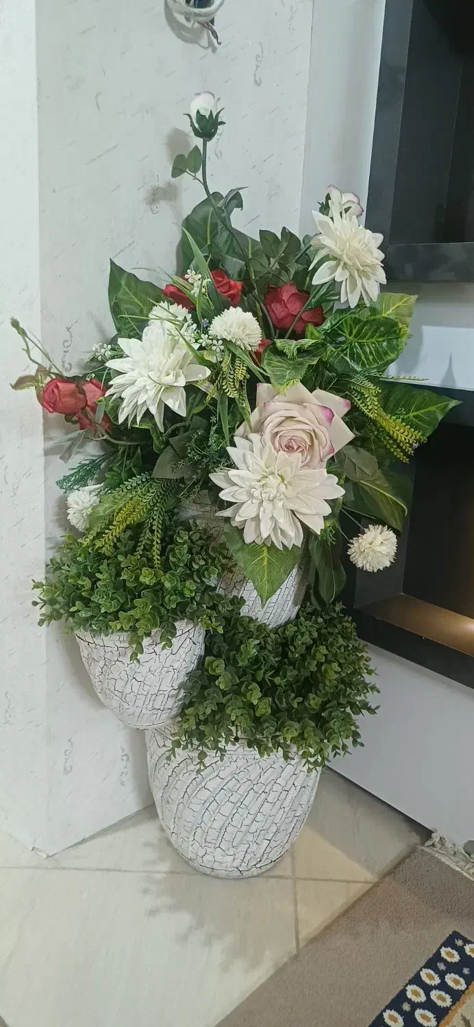 گل سه طبقه|گل مصنوعی|مشهد, الهیه|دیوار