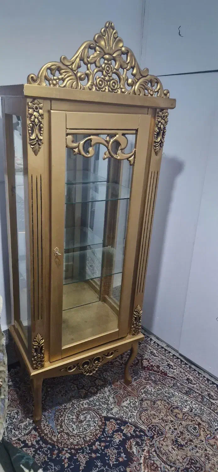 بوفه طلایی و بخاری|بوفه، ویترین، کنسول|شاندیز, |دیوار