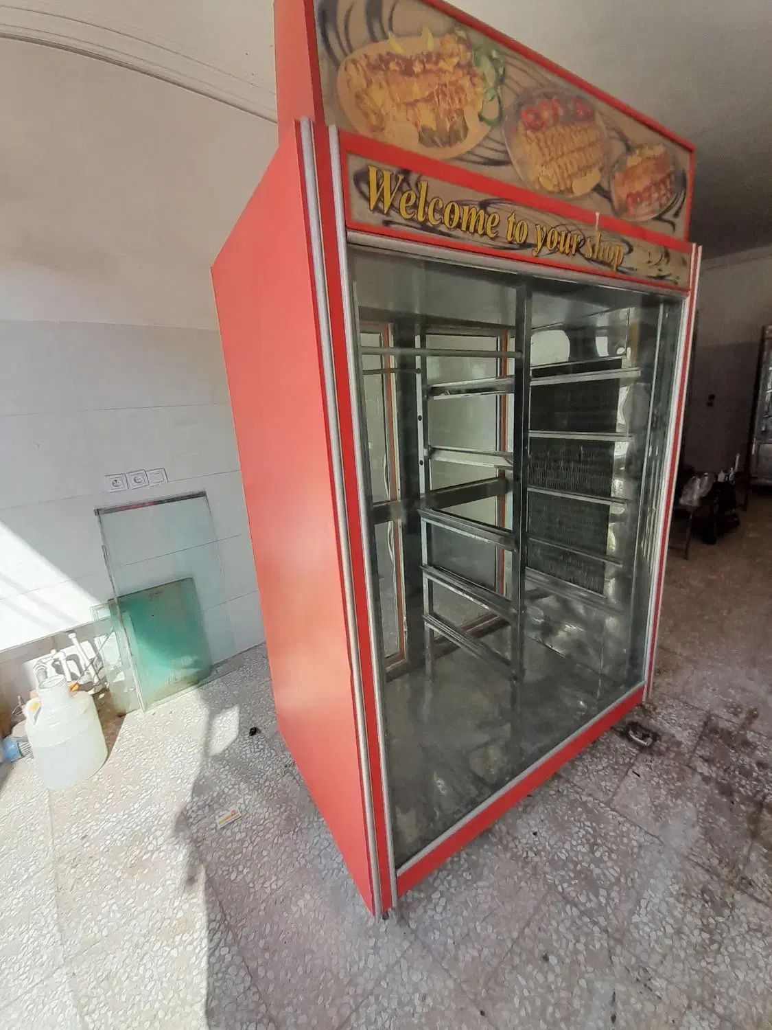 یخچال چهار در ویترینی تمام نما کبابی فست فودجیگرکی|فروشگاه و مغازه|نسیم‌شهر, |دیوار