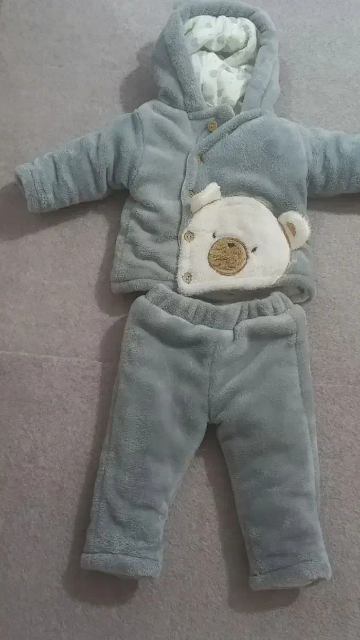 کاپشن وشلوار گرم بچه گانه تا ۲ سالگی|کفش و لباس بچه|همدان, |دیوار