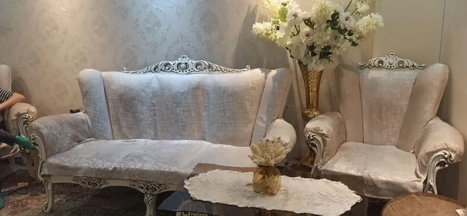 مبل استیل ۷نفره|مبلمان خانگی و میز عسلی|تهران, افسریه جنوبی|دیوار