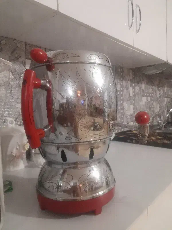 سماور گازی ۸لیتری سالم و درحد نو|سماور، چایساز، قهوهساز|محمدشهر, محمدشهر|دیوار