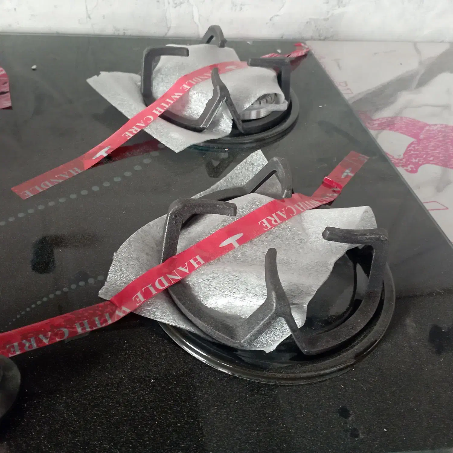 گاز صفحه ای شیشه ای پنج شعله|اجاق گاز و لوازم برقی پختوپز|مشهد, امیریه|دیوار