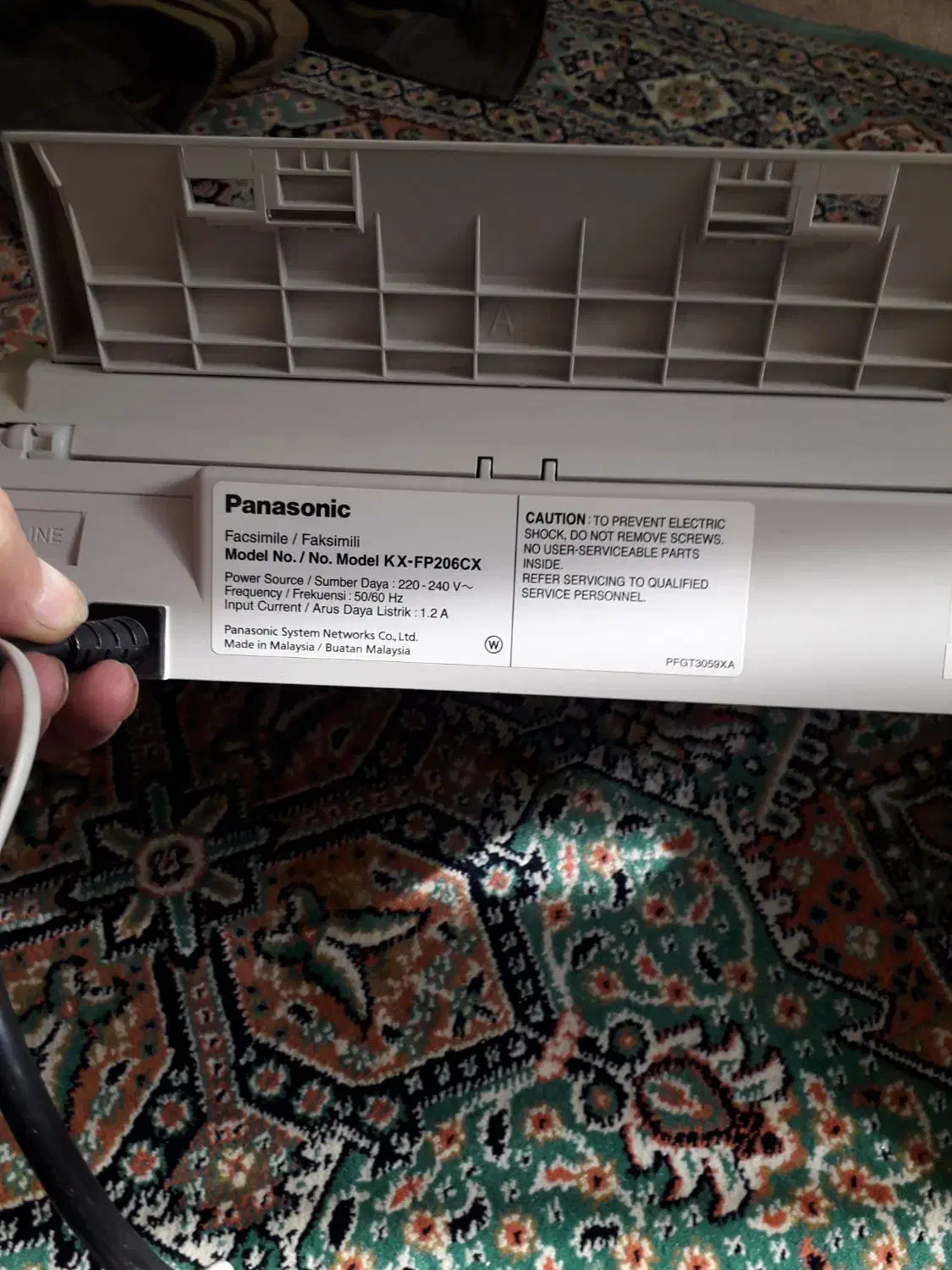 گوشی فکس دار پاناسونیک|پرینتر، اسکنر، کپی، فکس|قدس, شهرقدس|دیوار