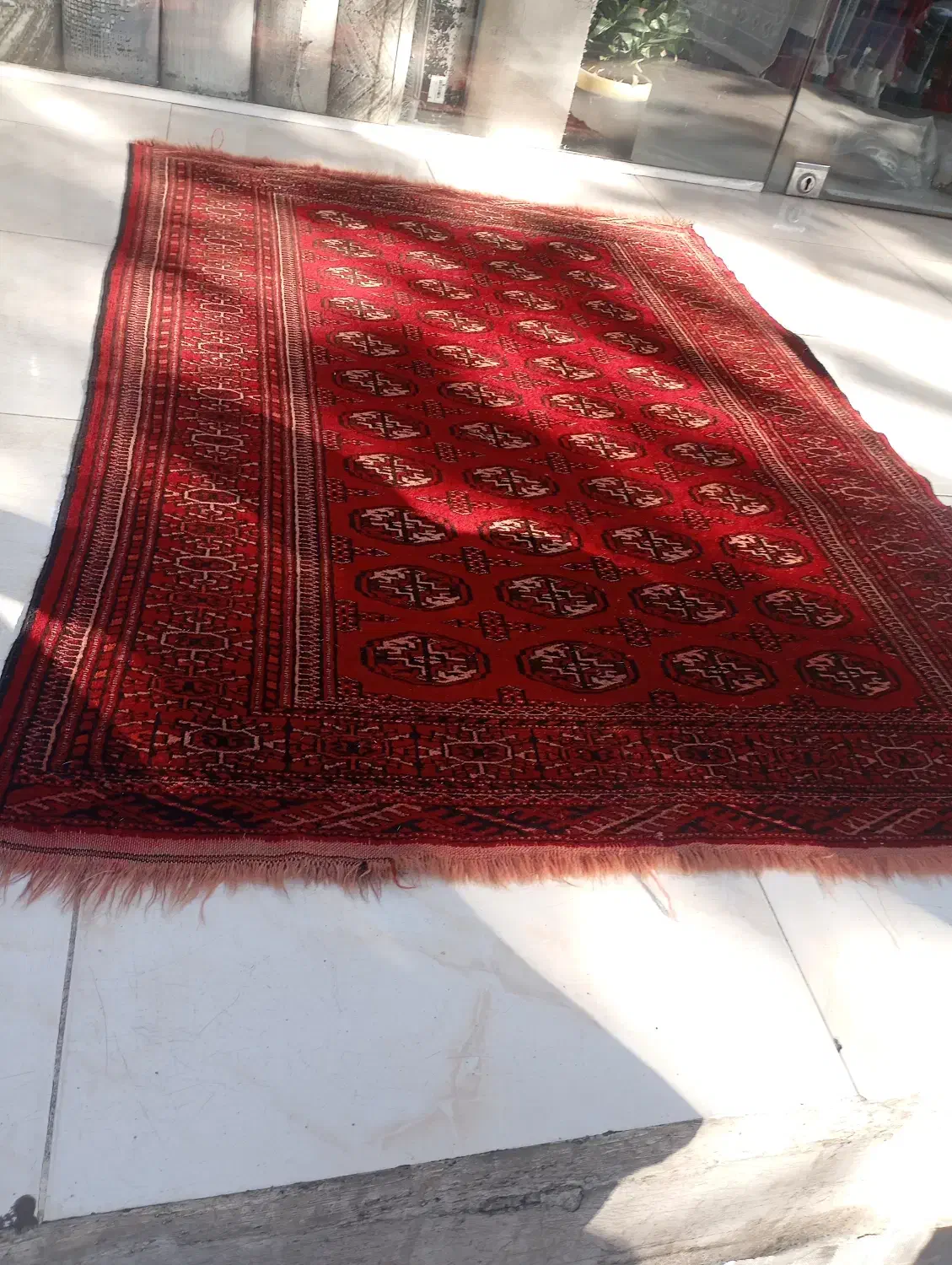 فرش دستباف ترکمن|فرش|آق قلا, |دیوار