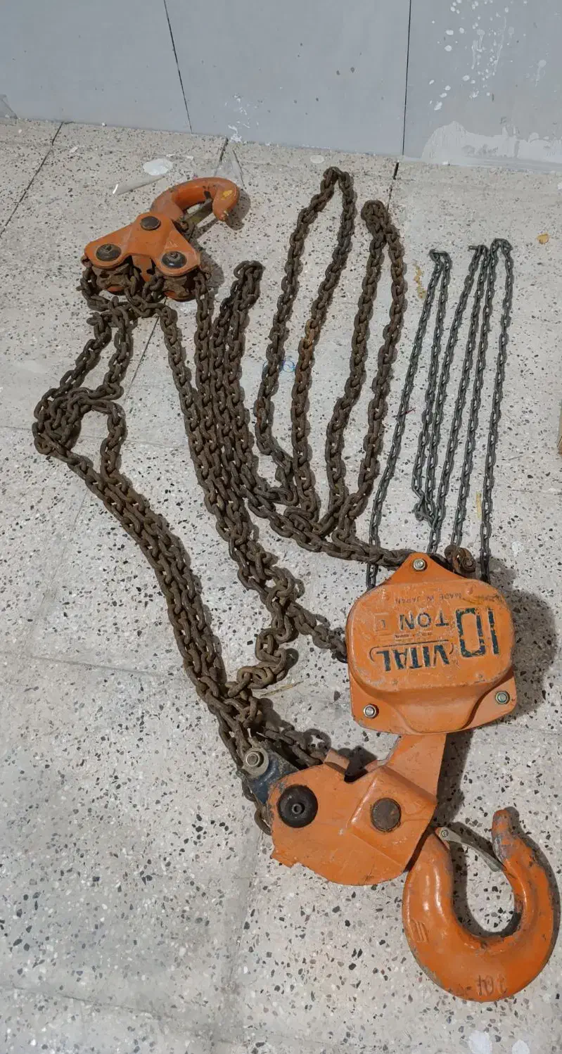 جرثقیل دستی ۱۰ تن Vital اصل ژاپن تمیزوآماده‌به‌کار|ابزارآلات|بجنورد, |دیوار