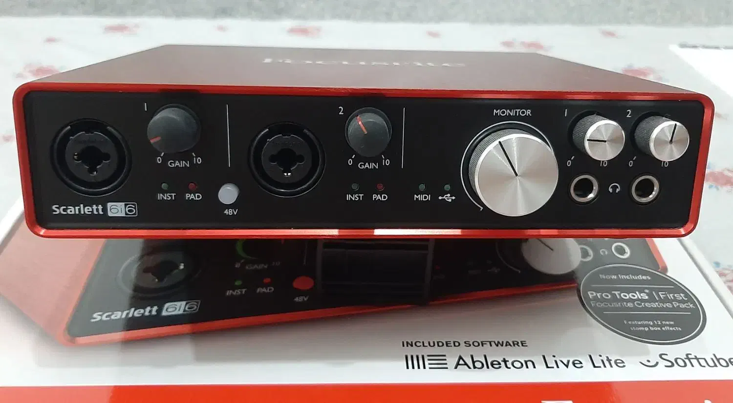 کارت صدا استودیویی فوکوسرایت 6i6 G2|آلات موسیقی|بندر امام خمینی, |دیوار