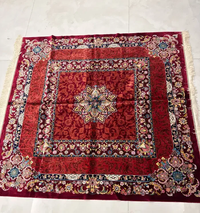 فرش ابریشم دستباف جفت|فرش|تهران, یافت آباد شمالی|دیوار