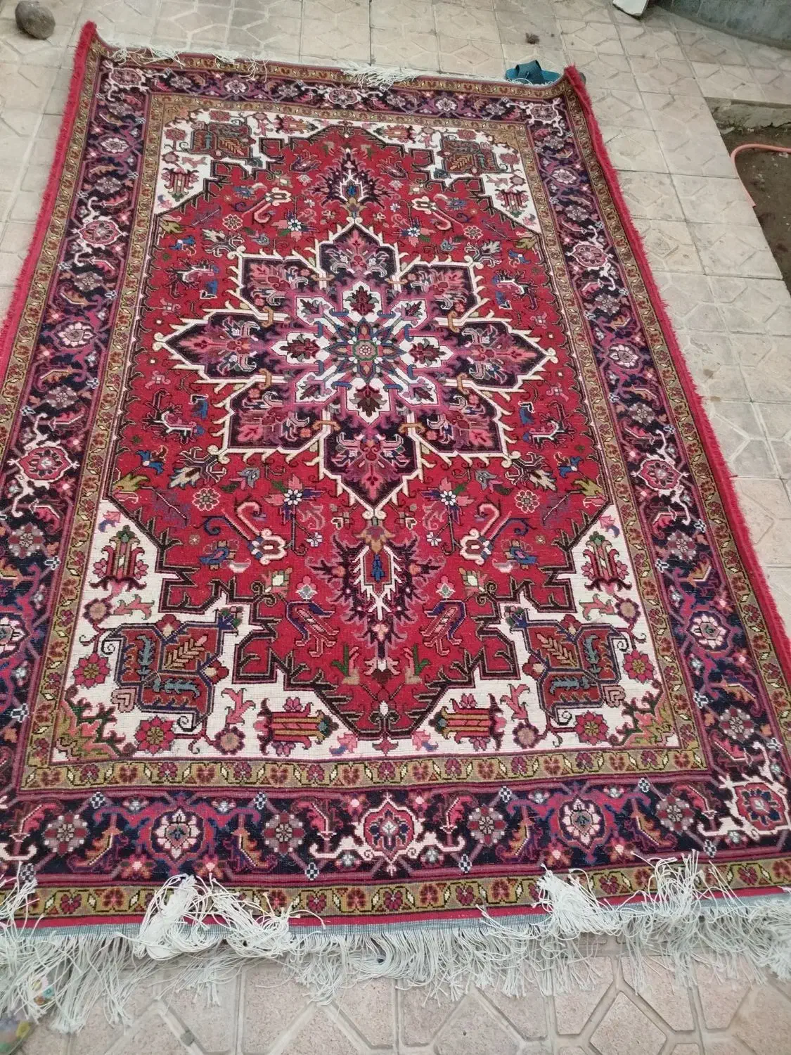 فرش6متری دستباف با بهترین بافت|فرش|خسروشاه, |دیوار