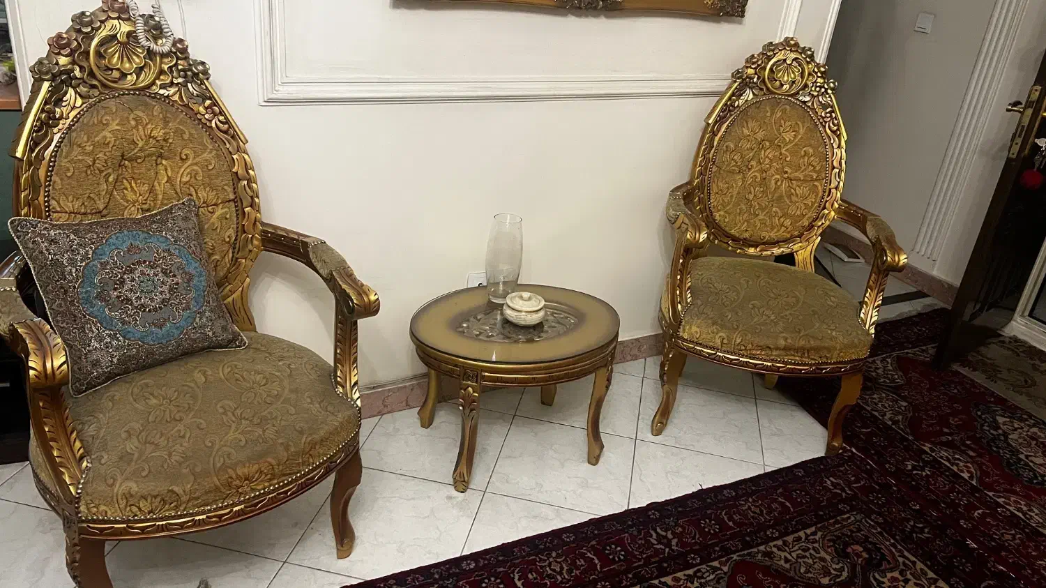 مبلمان استیل به همراه میز ناهارخوری 12 نفره|مبلمان خانگی و میز عسلی|تهران, تهران‌ویلا|دیوار