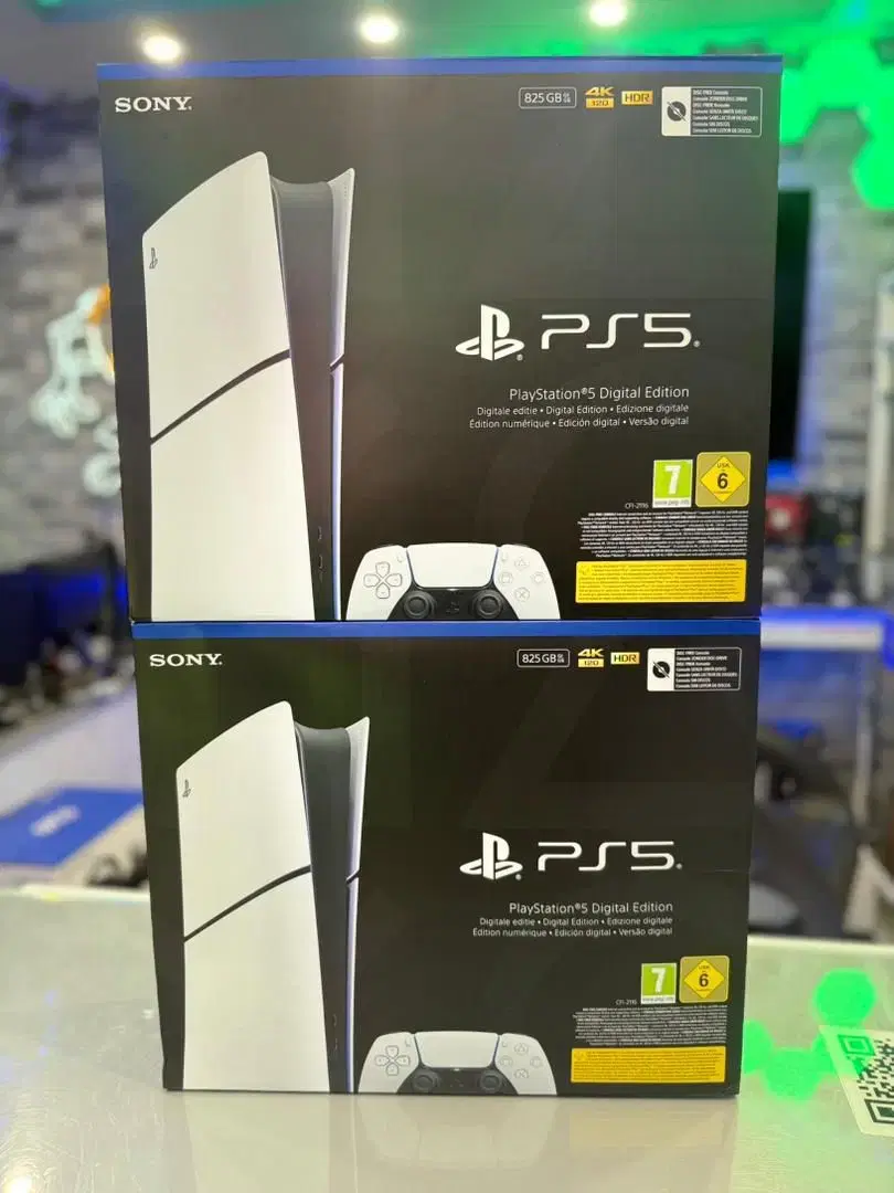 Play Station 5 Slim Digital Europ 2116|کنسول، بازی ویدئویی و آنلاین|قم, ارم|دیوار