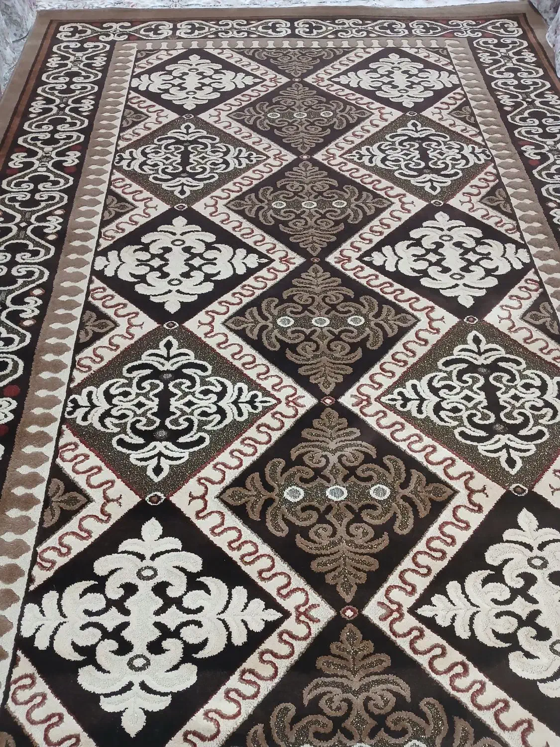 گلیم فرش ۹متری|گلیم، جاجیم، گبه|مسجد سلیمان, |دیوار