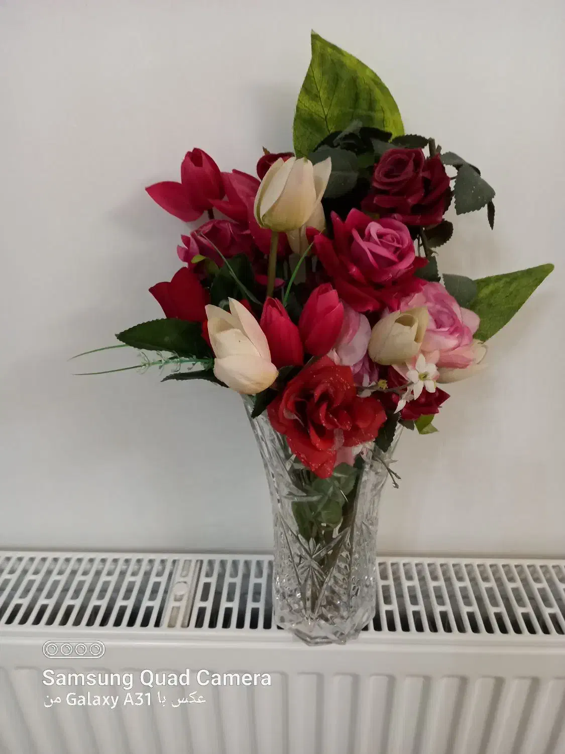 گلدون طرح خورشیدی|گل مصنوعی|گلستان (تهران), |دیوار