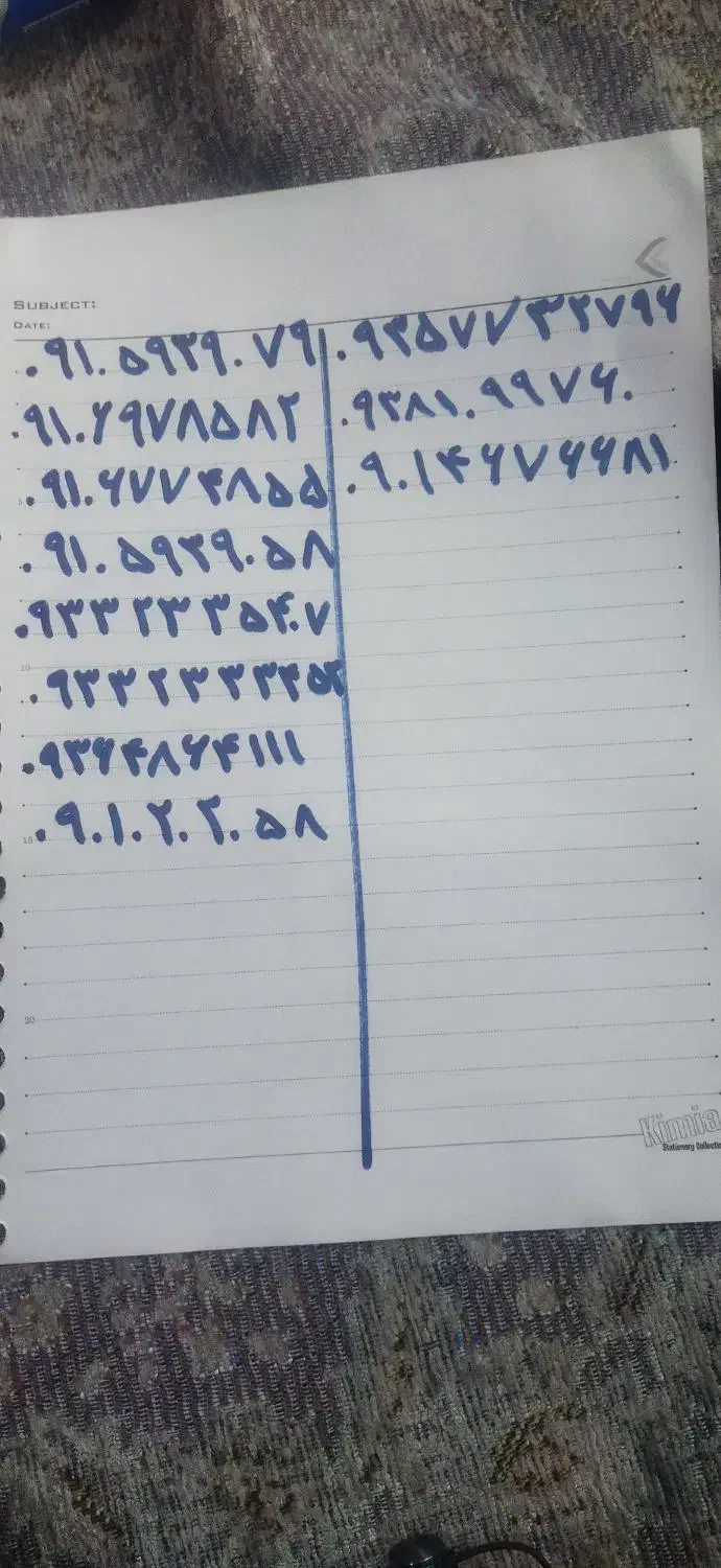 خط های ایرانسل رند ومعمولی|سیم‌کارت|اسلام‌شهر, شهرک توحید|دیوار