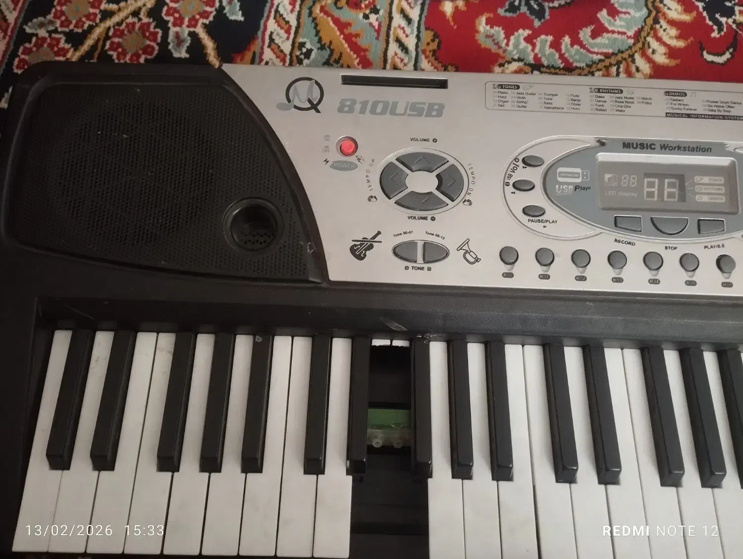 مینی ارگ|پیانو، کیبورد، آکاردئون|طرقبه, |دیوار