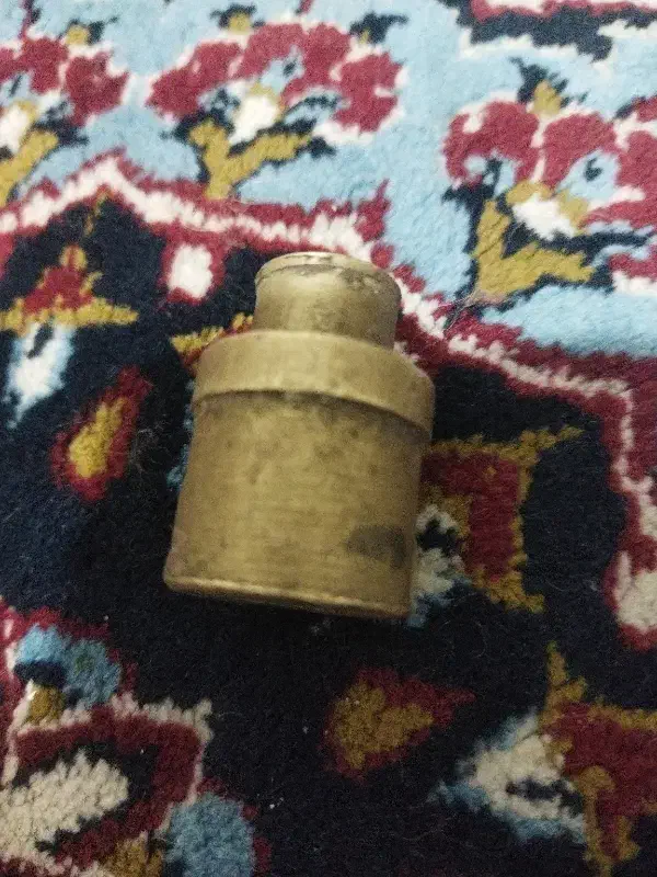 سنگ وزن برنجی قدیمی|کلکسیون اشیاء عتیقه|سبزوار, میدان بار|دیوار