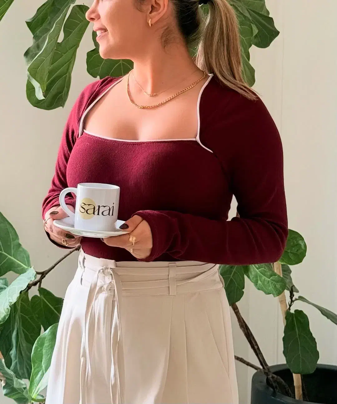 دو مدل آستین بلند یراقکاری و چپ و راستی دکمه چوبی|لباس|رودسر, |دیوار