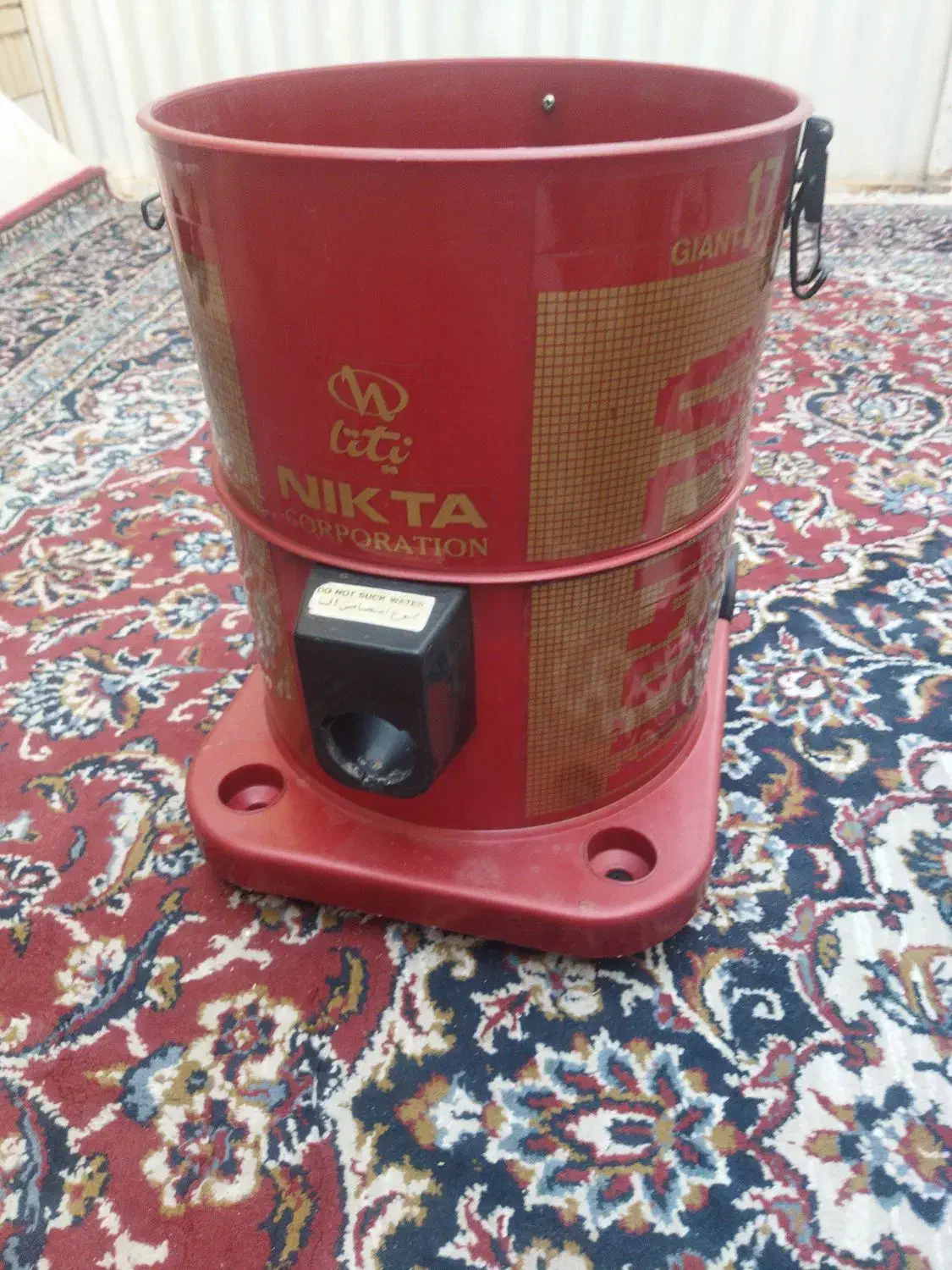 بدنه جارو برقی سطلی نیکتا 17کیلویی|جاروبرقی، جارو شارژی، بخارشو|شیراز, تحویلی|دیوار