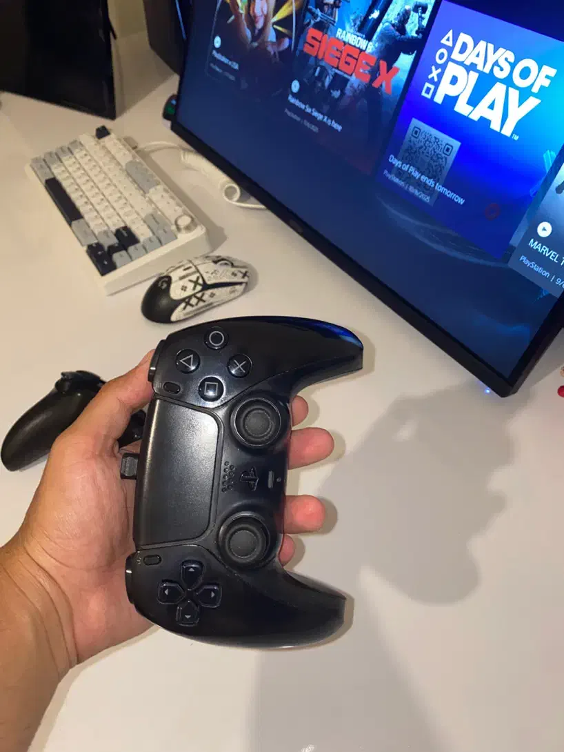 دسته ps5 مشکی اصل|کنسول، بازی ویدئویی و آنلاین|رشت, منظریه|دیوار