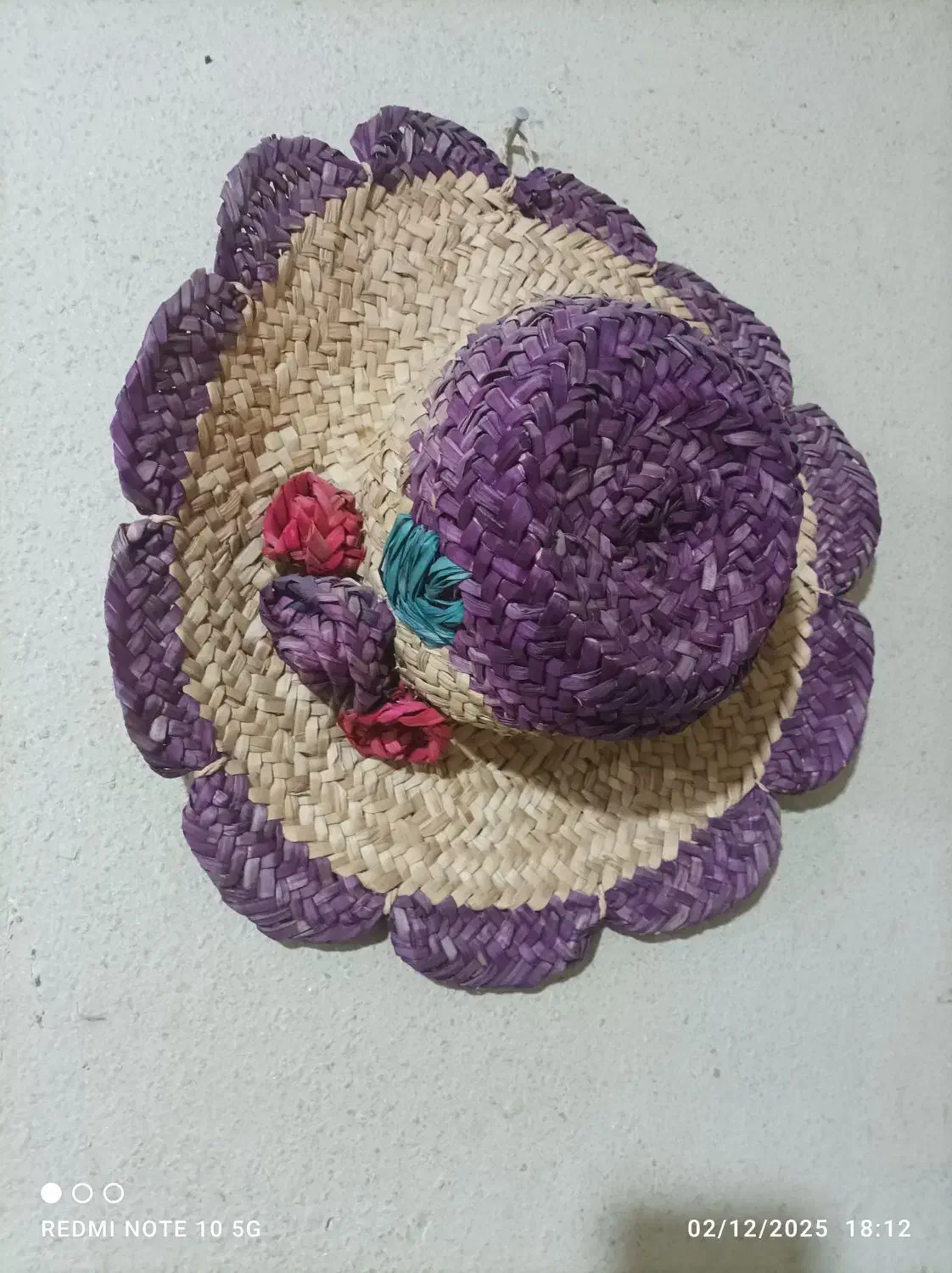 کلاه حصیری دست باف تزیینی|صنایع دستی و سایر لوازم تزئینی|اهواز, کوی مهدیس|دیوار