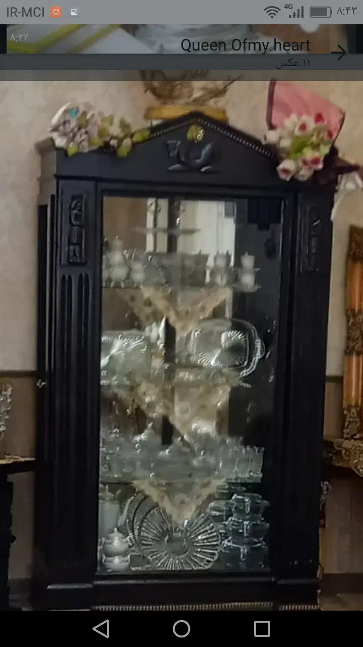 بوفه|بوفه، ویترین، کنسول|صائین قلعه, |دیوار