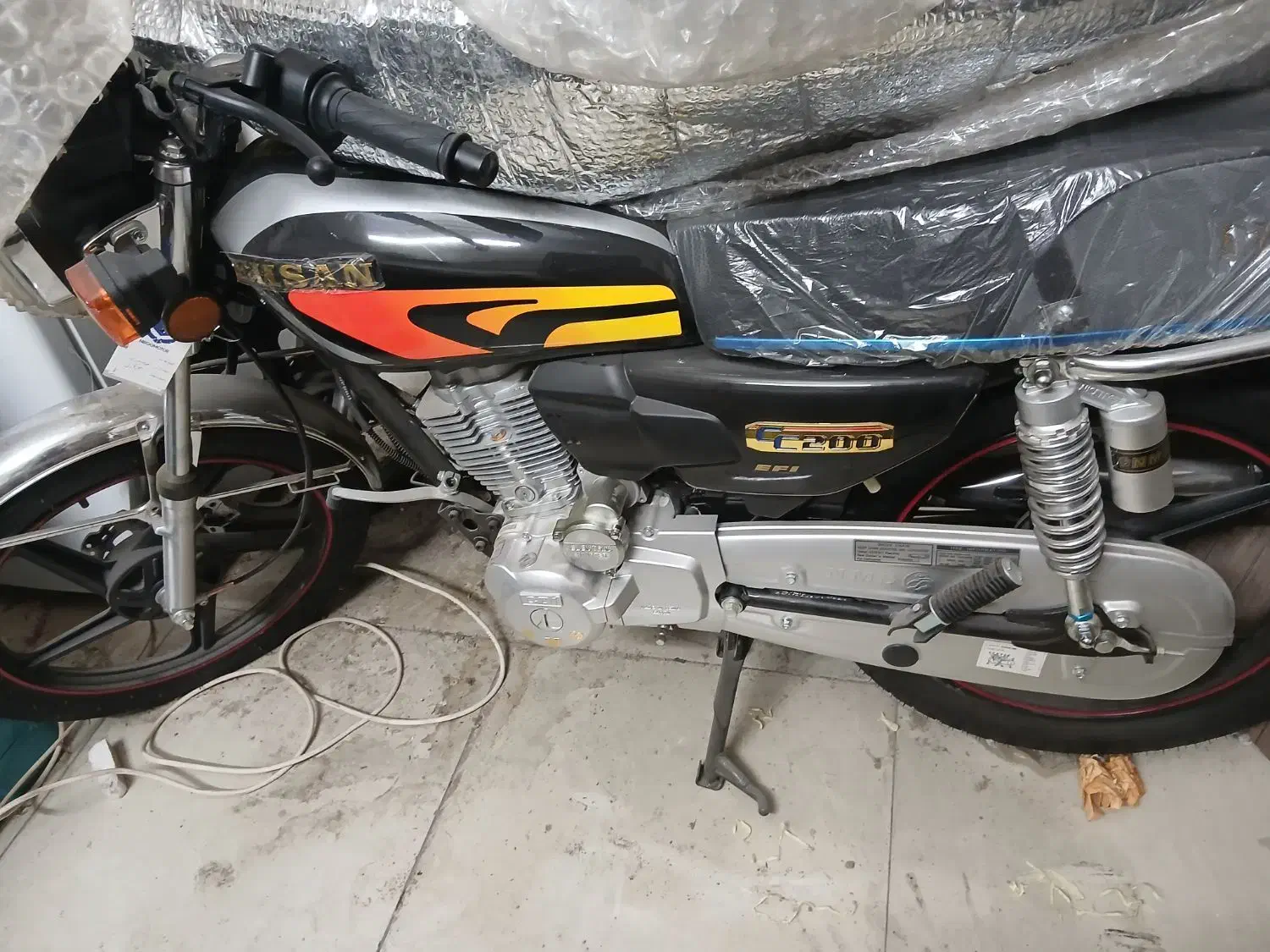 موتورسیکلت احسان ۲۰۰خشک و صفر|موتورسیکلت|مشهد, هنرور|دیوار